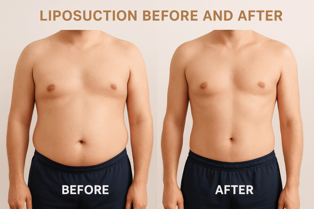 Liposuction in Dubai 9 Liposuction Before and After 2nd image