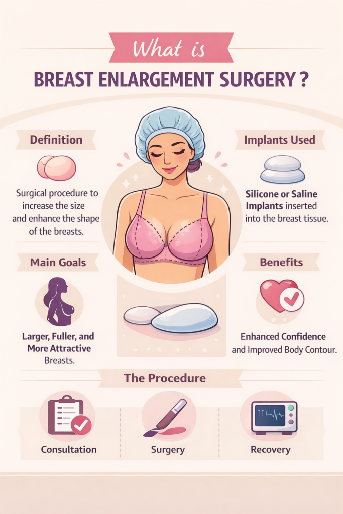 What is Breast Enlargement Surgery in Dubai