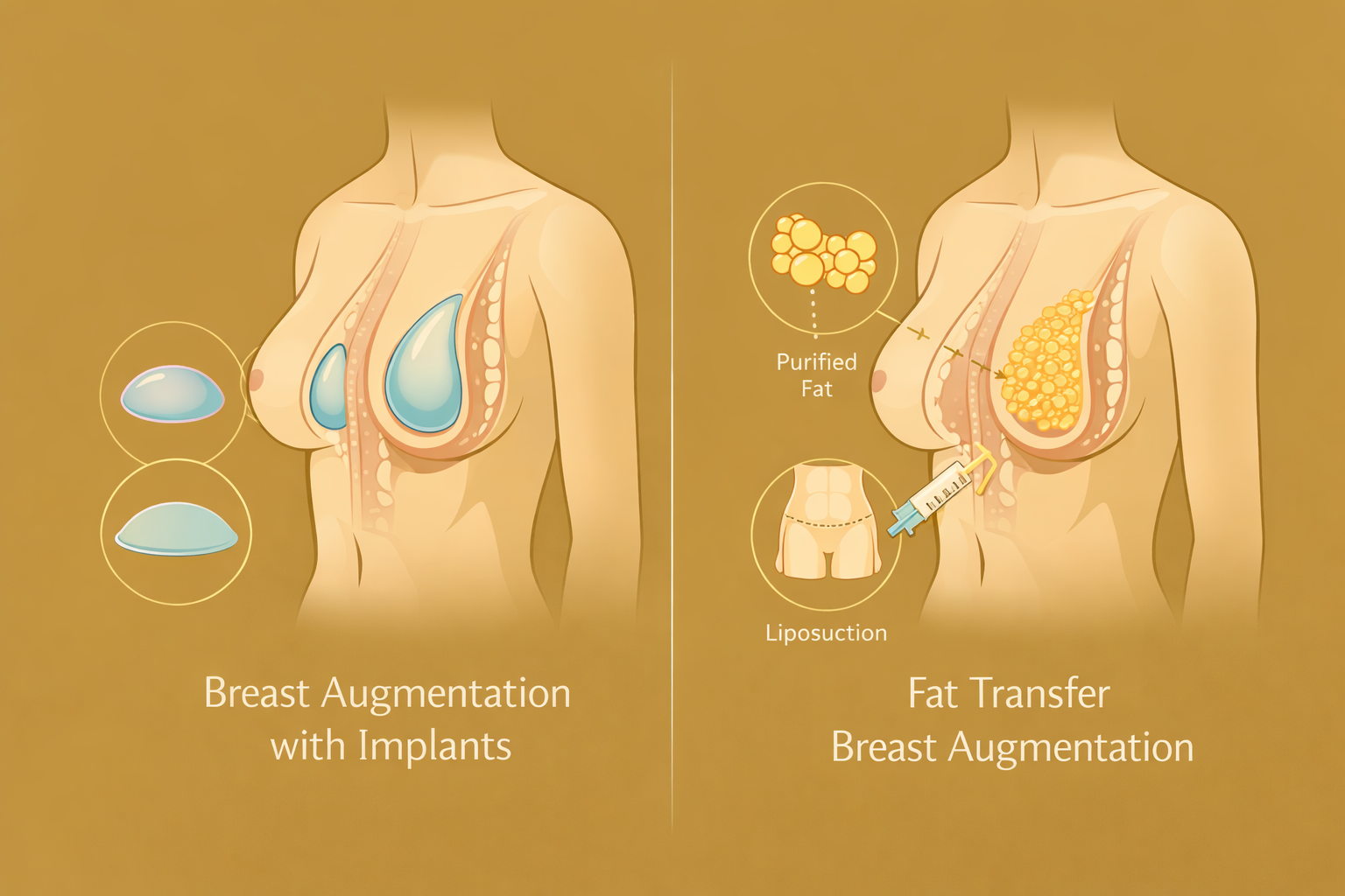 Breast augmentation procedures comparison