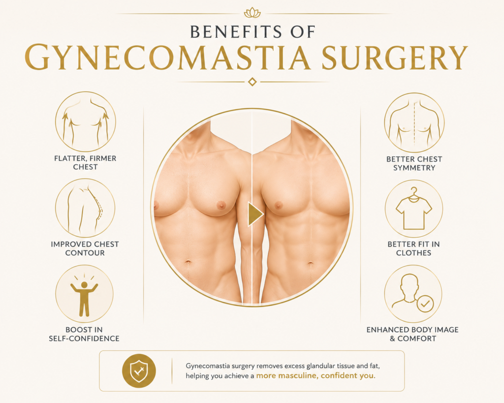 Benefits of Gynecomastia Surgery in Dubai