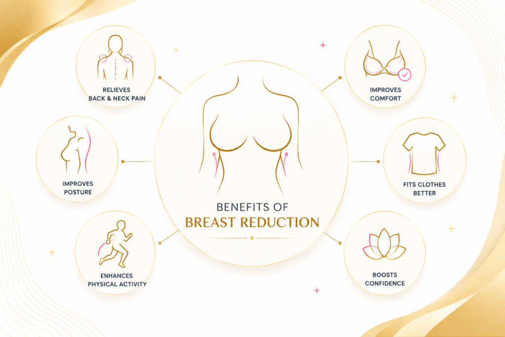 Benefits of Breast Reduction Surgery in Dubai